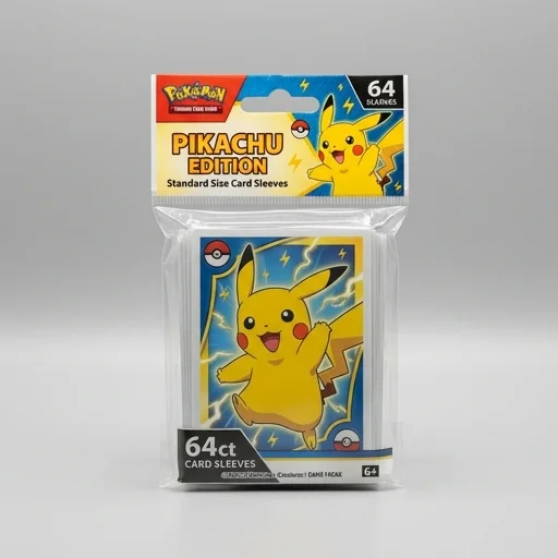 Pokémon Card Sleeves - Pikachu Edition (64ct)
